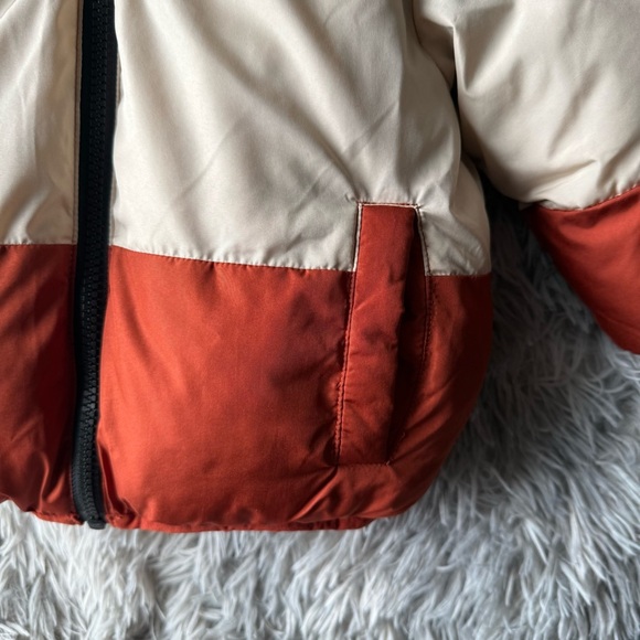 Swiss Tech Kids Colorblock Jacket - Tan, Cream, and Orange - Picture 2 of 7
